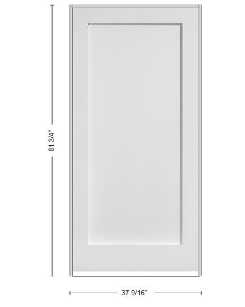 1 Panel Shaker 6'8" Height 80 Inch Height - Highlinesupplies.com