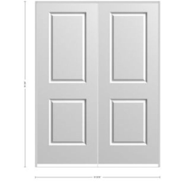 Molded Panel 2'6" x 6'8" 2 Panel Square