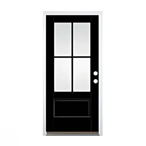 4 lite tyler fininshed fiberglass door