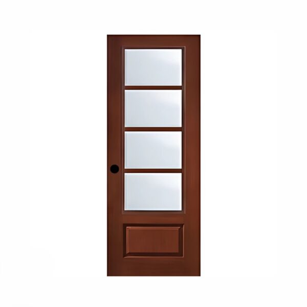 4 Lite Odessa Single Fiberglass Door
