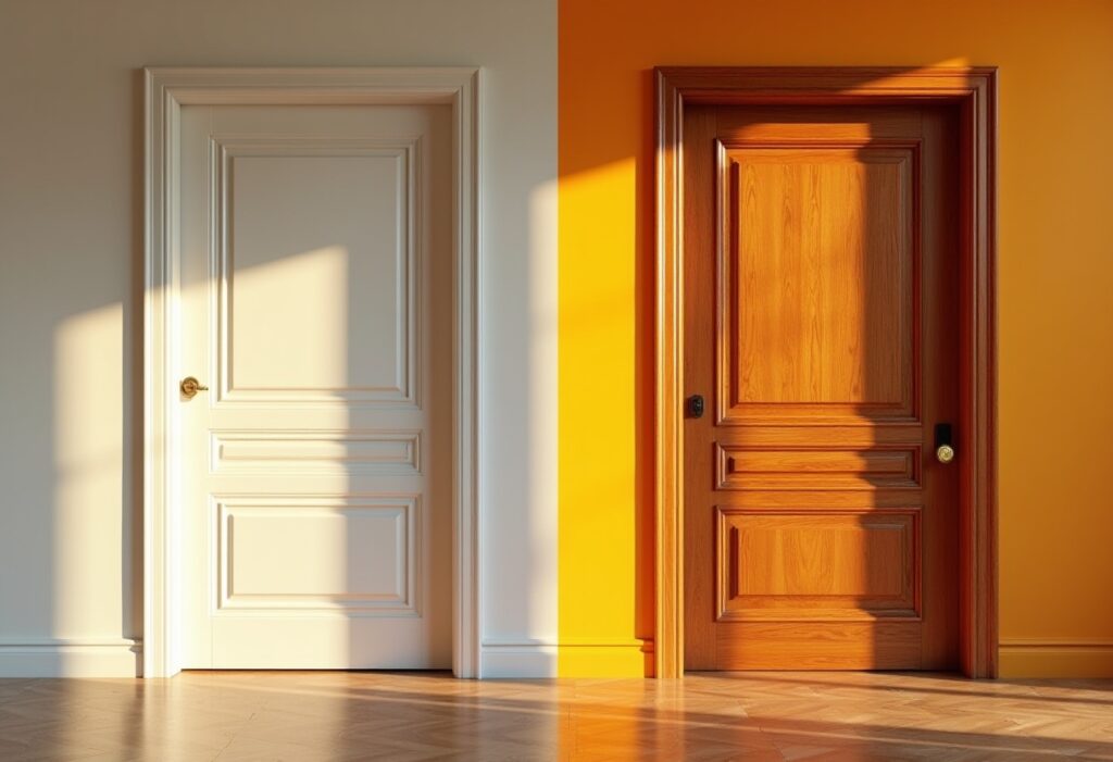 Flat Panel vs Raised Panel - Highlinesupplies.com