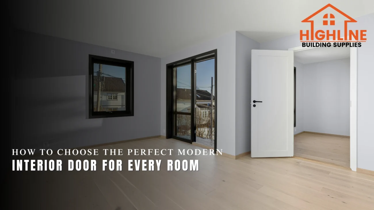 modern interior door