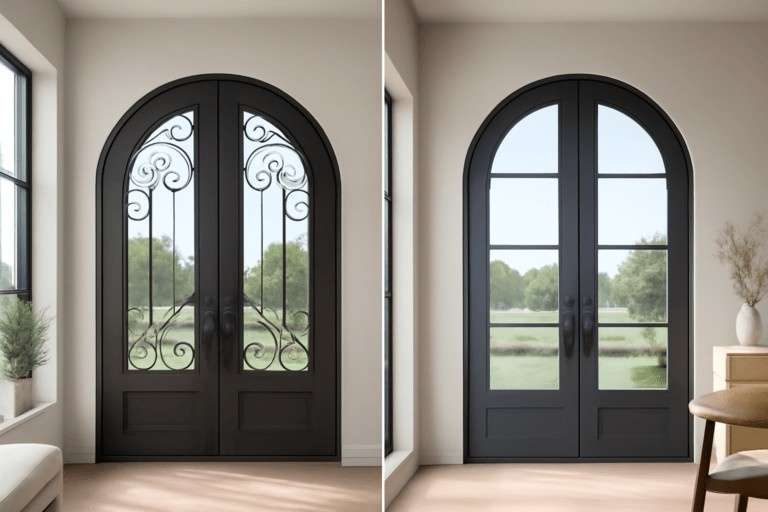 Iron Door vs Mahogany Door