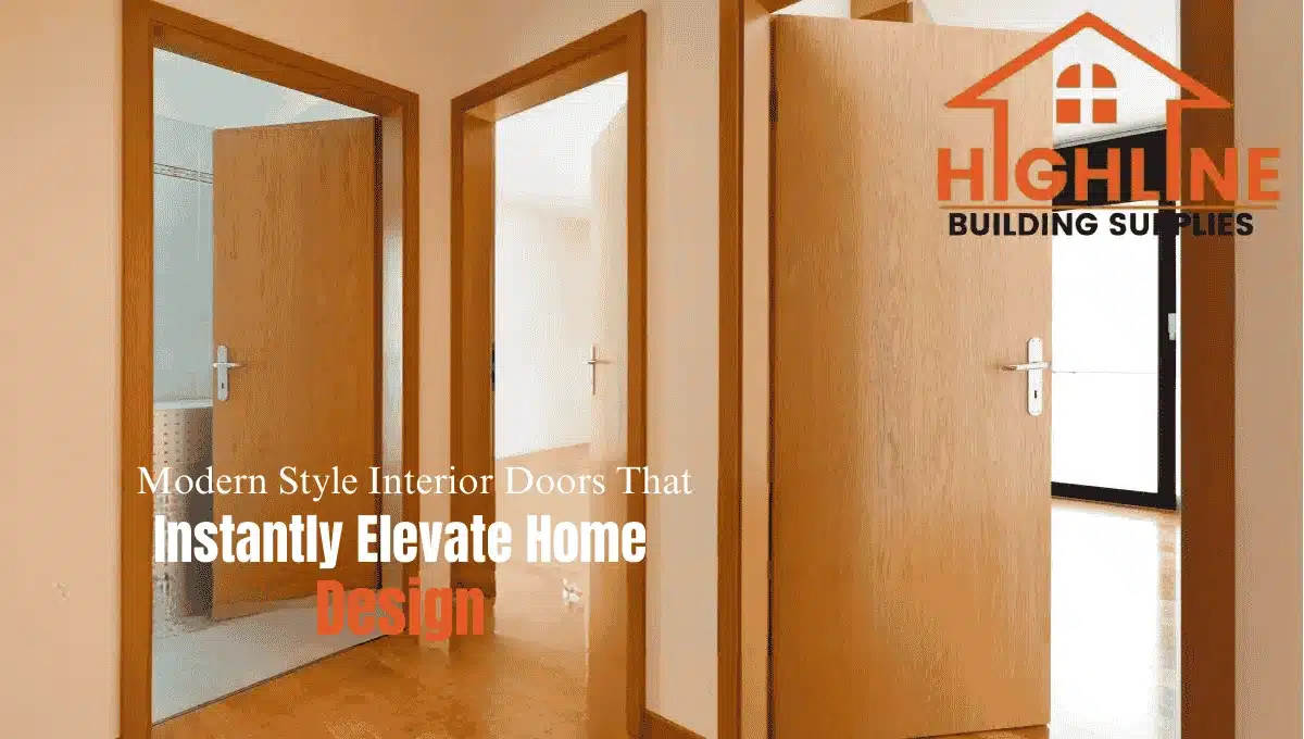 modern style interior doors