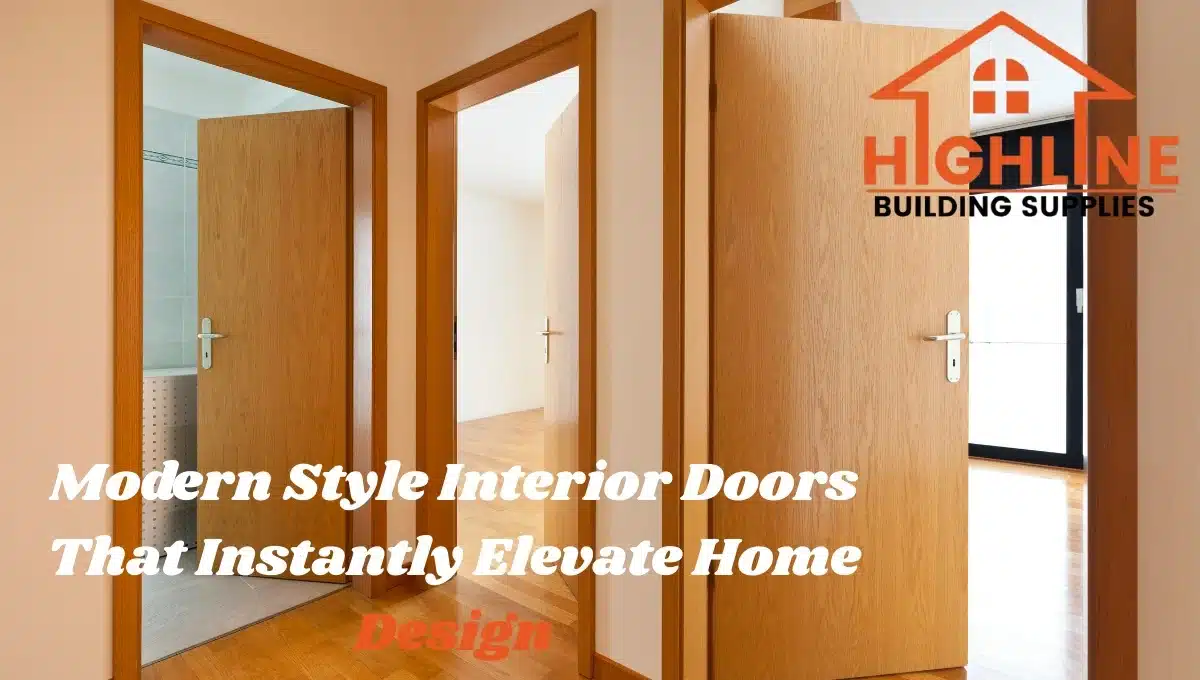 modern style interior doors