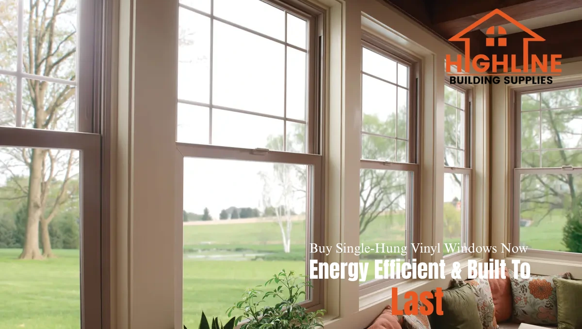 single-hung vinyl windows
