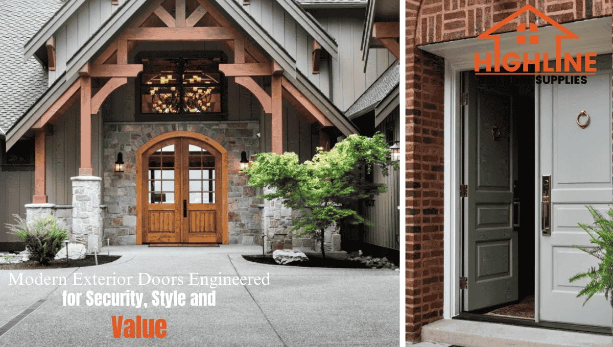 modern exterior doors
