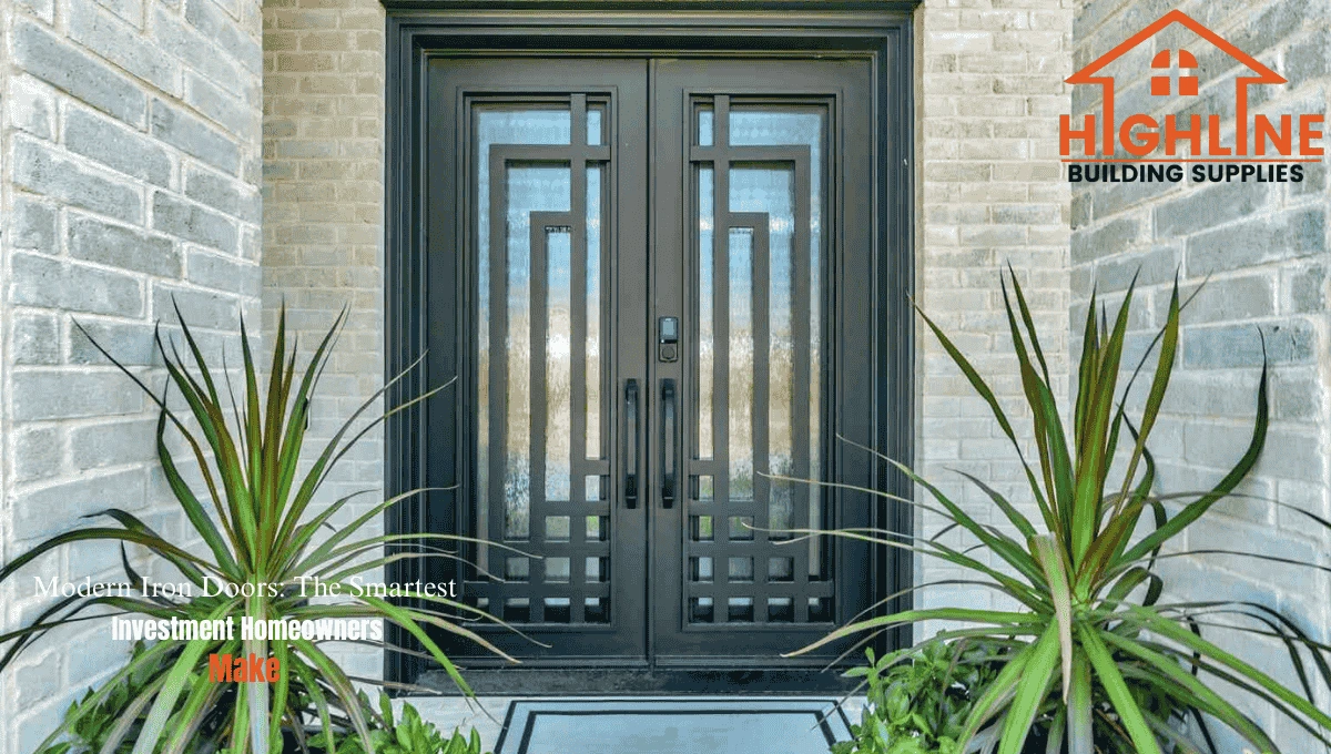 modern iron doors