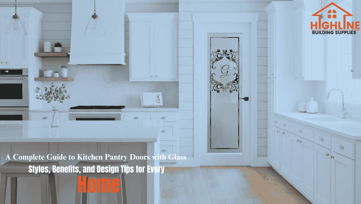 Kitchen Pantry Doors with Glass