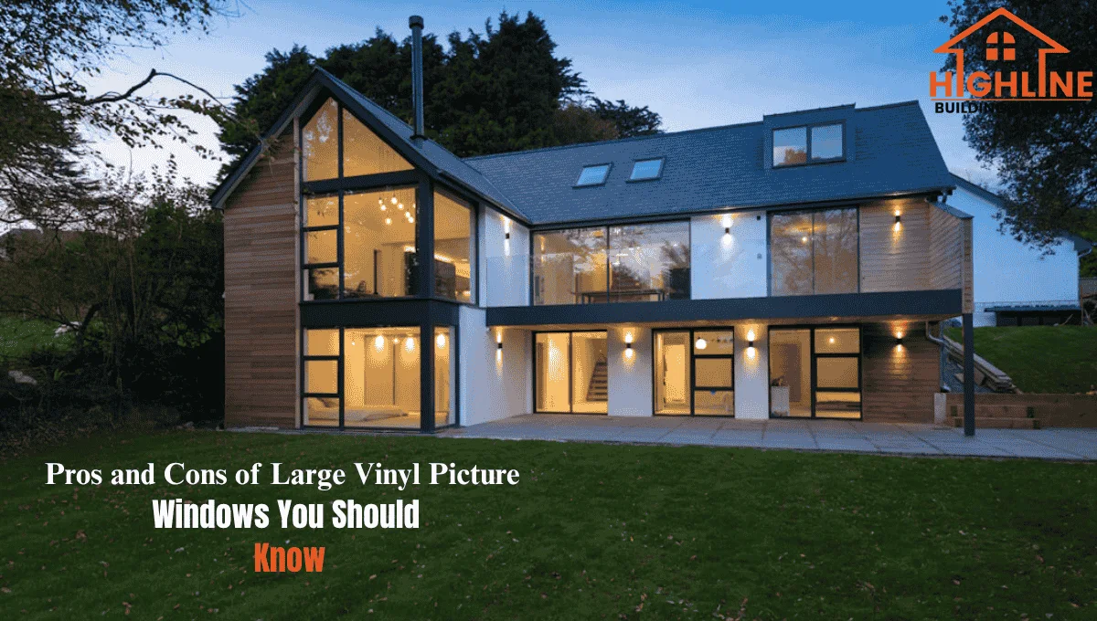 Large Vinyl Picture Windows
