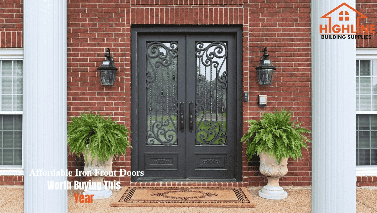 affordable iron front doors