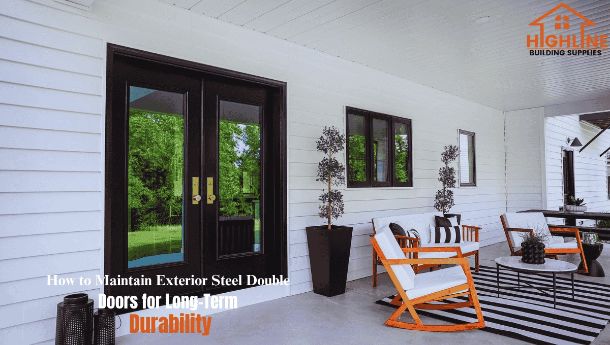 Exterior Steel Double Doors
