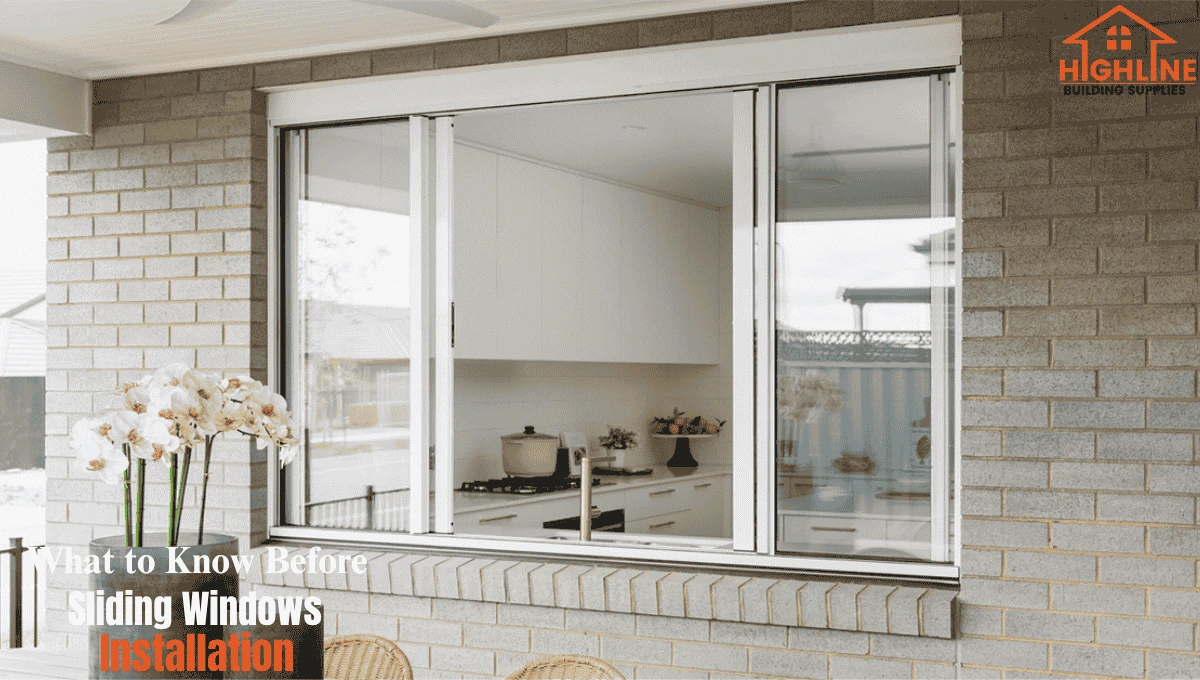 sliding windows installation